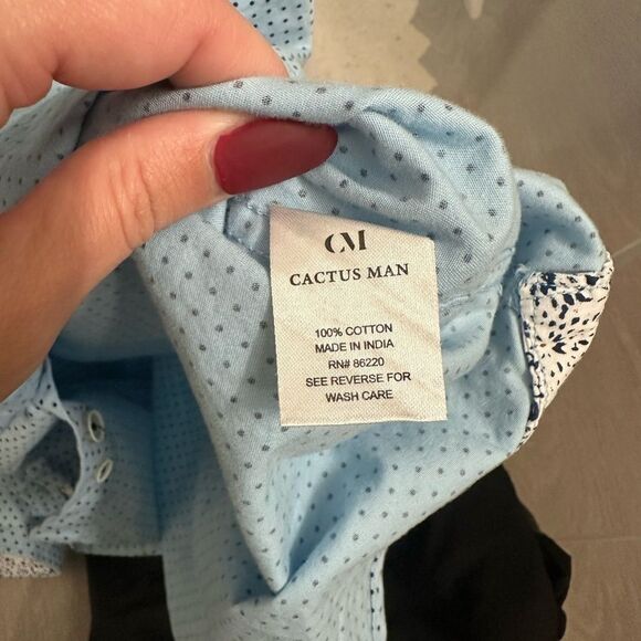 Cactus Man Long Sleeve Button Down - Picture 6 of 6